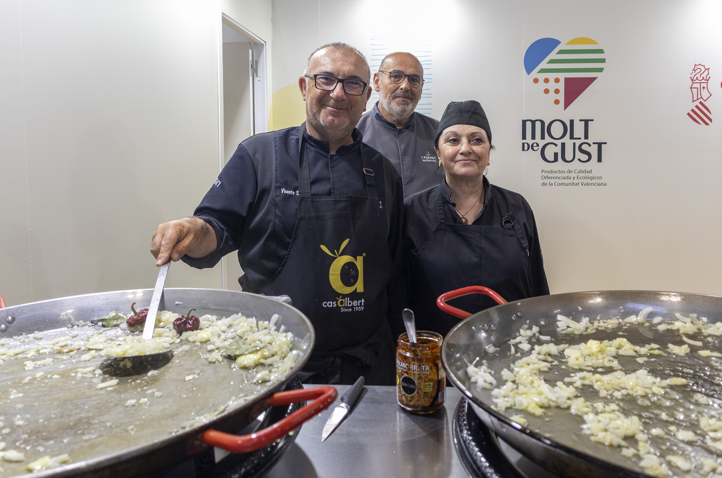 Cocineros del Centro de Turismo Stand Molt de Gust